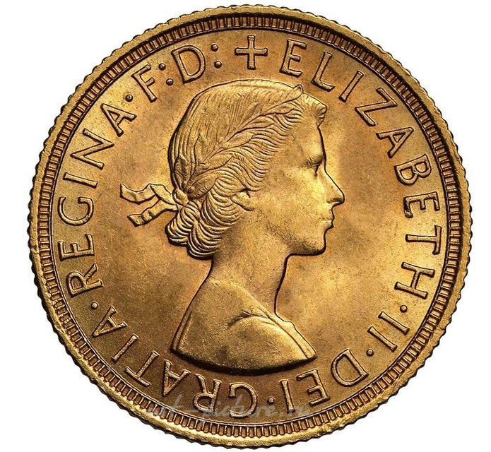 Елизавета II 1958 Соверен