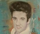Статуэтка Элвис масло холст 
