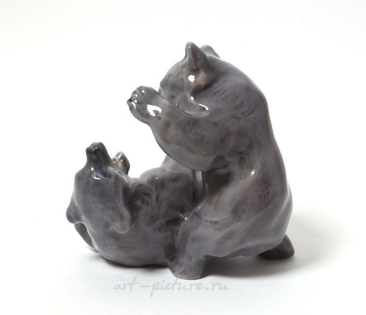 Играющие мишки. Дания, г. Копенгаген, Royal Copenhagen, 1912 год