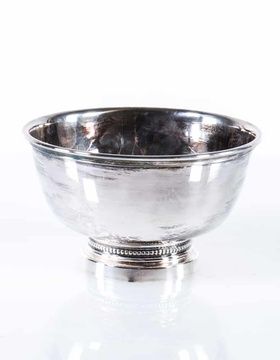 buy Vase, designer Erik Löfman, Sweden, Mema, 1992, approximately 174 g, 830 silver, diameter 13 cm.