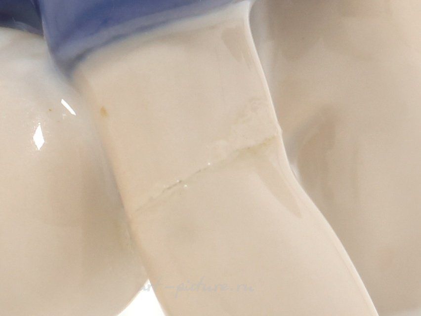 Дикки (мальчик, рисующий на асфальте). Дания, г. Копенгаген, Bing & Grondahl