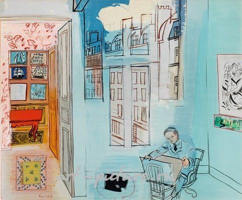 Литография в цветах на аршевой бумаге