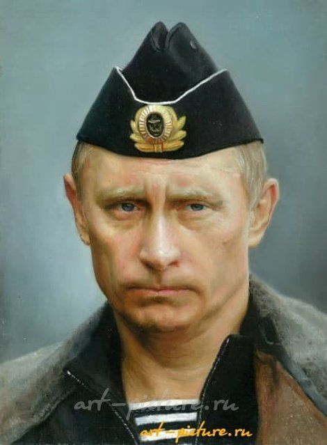 Портрет В.Путина холст/масло 