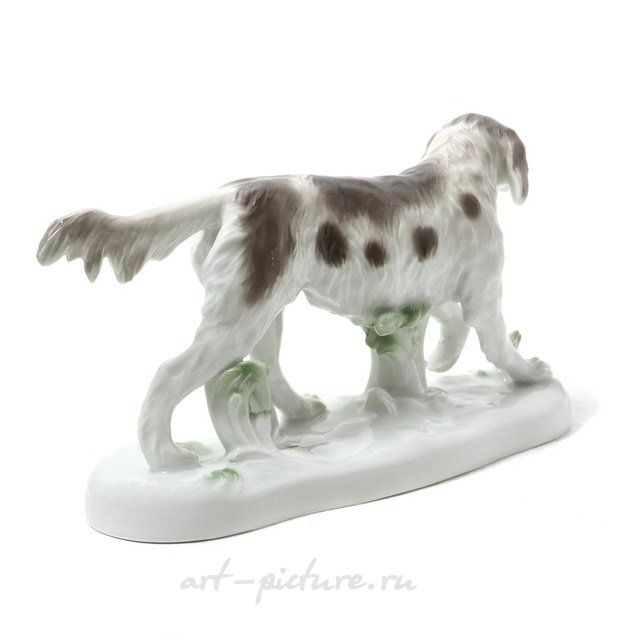 Фарфоровая фигура "Сеттер". KPM, Германию