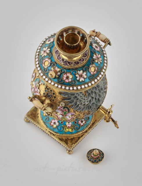 Серебряная миниатюра Самовар. Василий Коноваленко