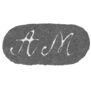 Клеймо мастера Маше Адольф Давид - Ленинград - инициалы "AM"