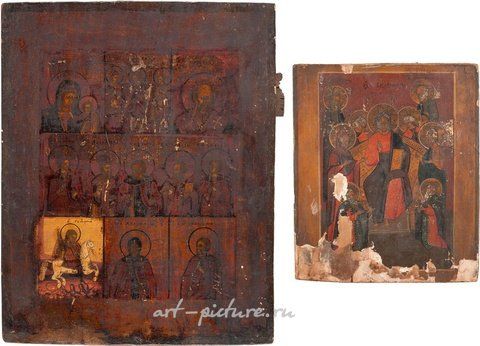 Русское серебро, Икона с изображением Деисуса