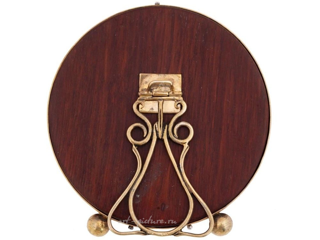 Русское серебро , Русская серебряная рамка для фотографии с гильошированной эмалью