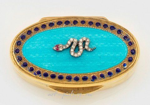 Русское серебро, Коробка для таблеток