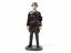 Авторская скульптура из камня "Немецкий офицер времён II Мировой войны". Самоцветы, детали амуниции - серебро.
