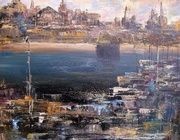 Города.Порты.Аэропорты масло,холст