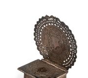 Серебряный трон Салиера, Москва, 1895 год, ювелир С. Казаков