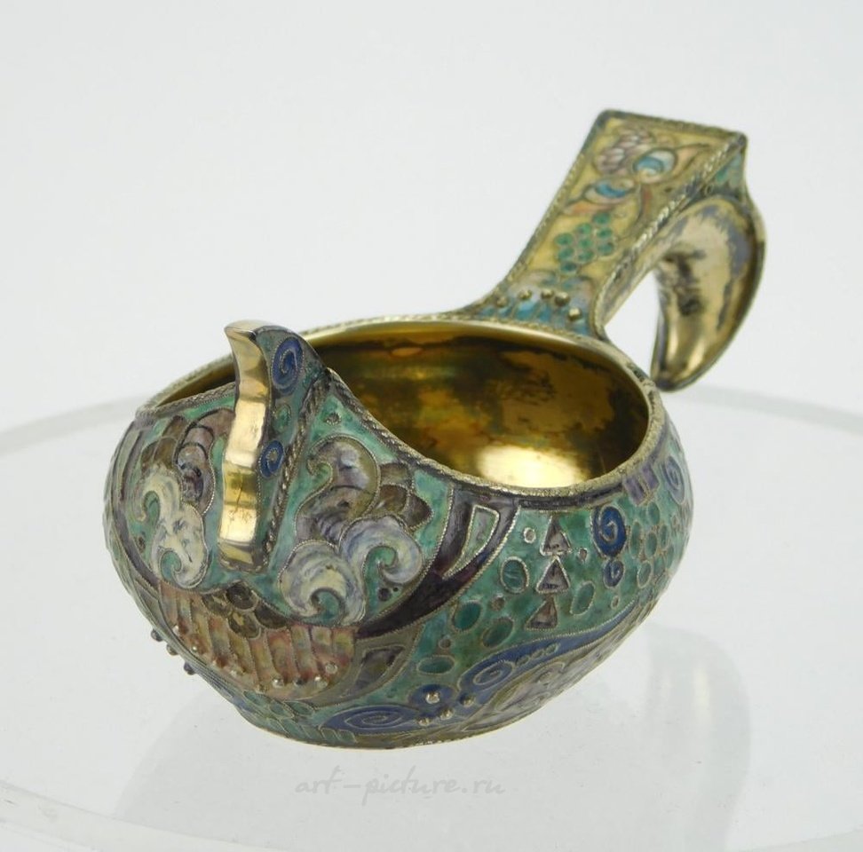 Русское серебро , Антикварный русский серебряный ковш