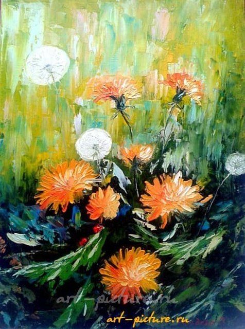 Радость масло, холст 