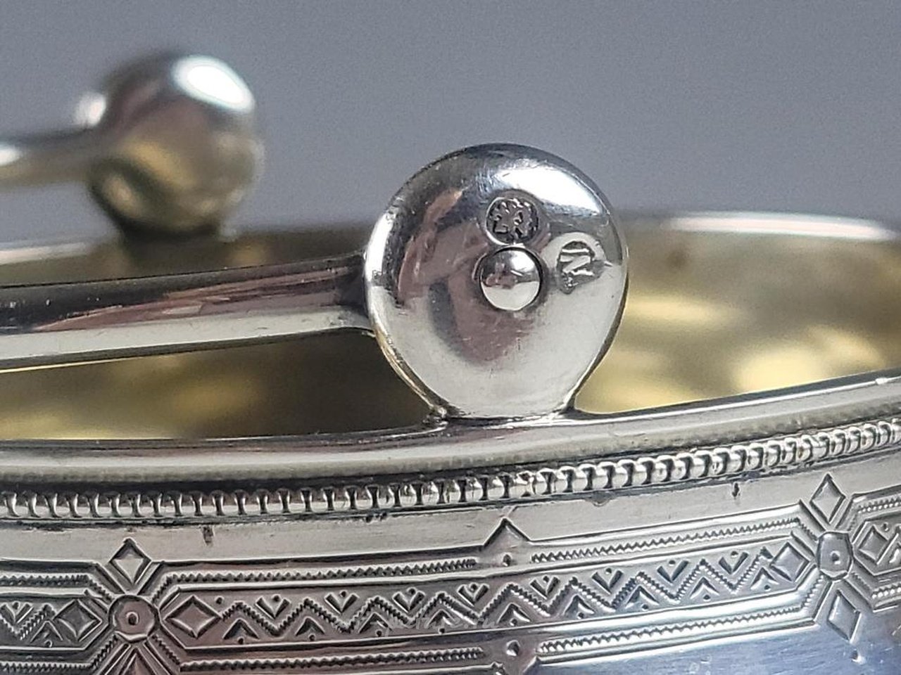 Русское серебро , Антикварная серебряная сахарница и креманка русского производства 19 века