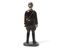 Авторская скульптура из камня "Немецкий офицер времён II Мировой войны". Самоцветы, детали амуниции - серебро.