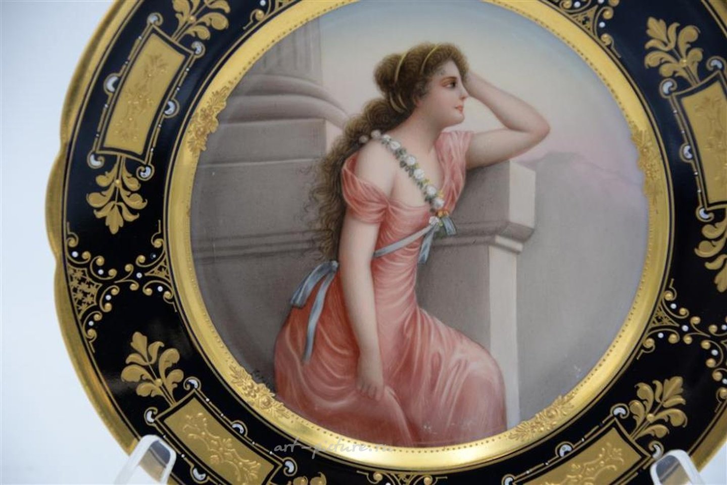 Royal Vienna , Тарелка "Тоска" - королевская венская портретная работа