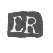 1723-1728 年 在莫斯科的试管大师 - 鲁赫·恩斯特 - “ER” 首字母