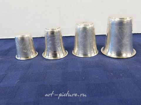 Русское серебро, Русские серебряные рюмки
