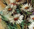 Статуэтка Ромашки масло,холст