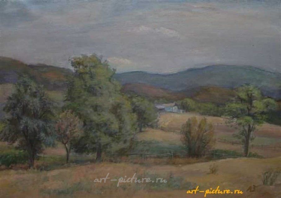 Крымский мотив. Холст, масло. 44 х 62 см