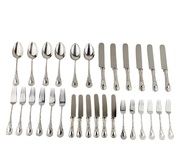 Silverware set for 6 people by Ivan Khlebnikov.