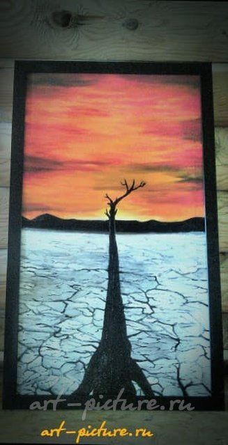 "Мир отбрасывающий тень" Масло,холст