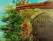 Порт в винный погреб акрил,холст