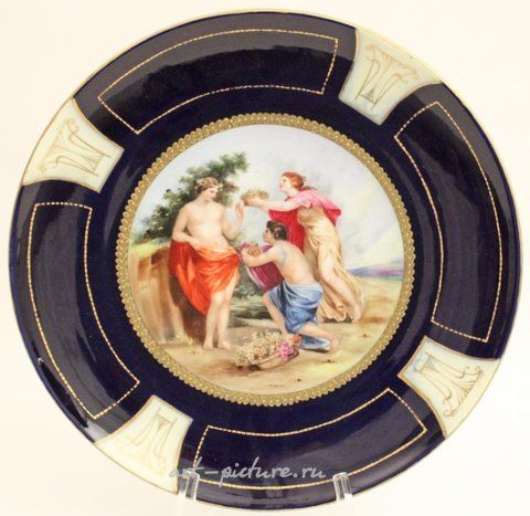 Royal Vienna, КОРОЛЕВСКАЯ ВЕНСКАЯ ФИГУРНАЯ ФАРФОРОВАЯ ПОДСТАВК