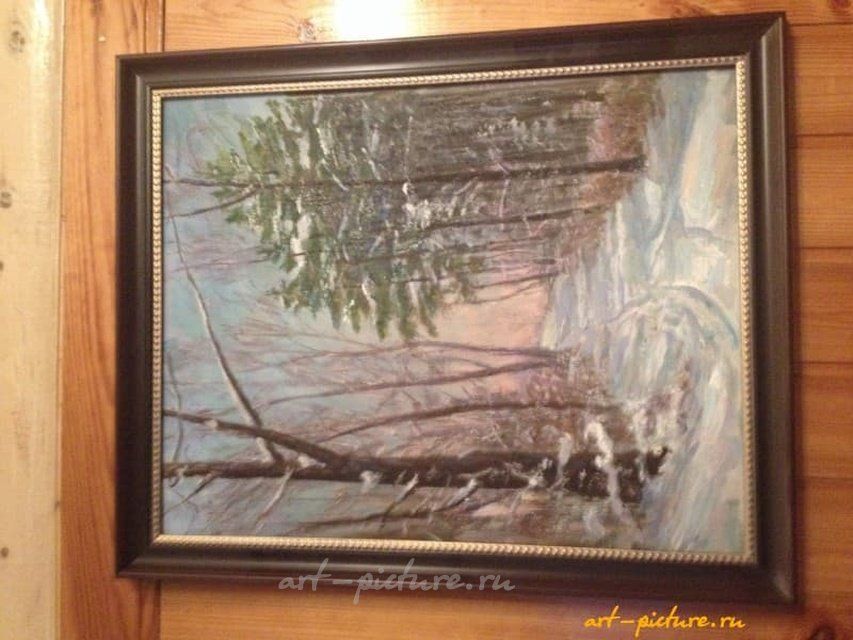 Зима Оргалит,масло 