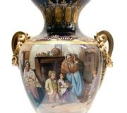 Урна из фарфора Royal Vienna Austria с ручной росписью