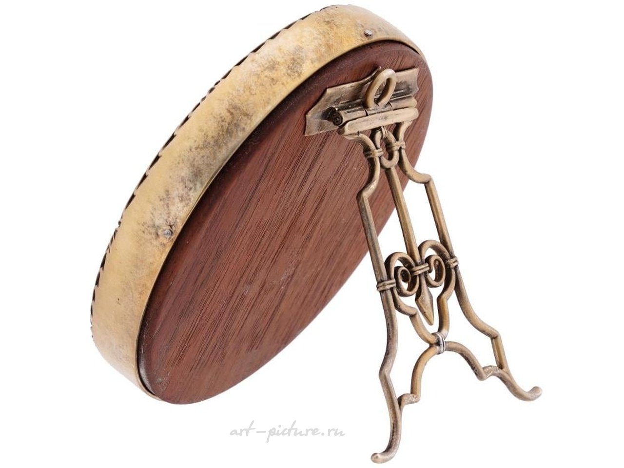 Русское серебро , Русская серебряная рамка для фотографии с гильошированной эмалью