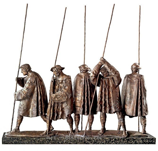 Болото. 2008. Бронза, камень. 112х105х30 см. Государственная Третьяковская галерея