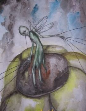 购买 水彩花，铅笔，水彩纸