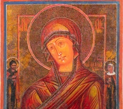 Маленькая икона с Огневидной Богородицей