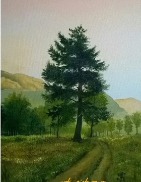 购买 九月初 油画 布面