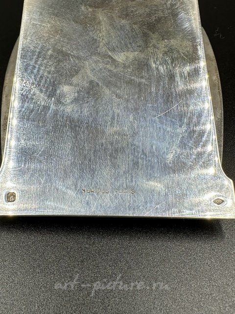 Зажим для бумаг (пресс-папье) с символом медицины, Hermès (Гермес), Франция, 244 гр, 950 пр, 10 х 7,5 см