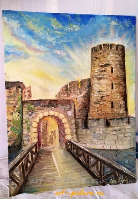 Замок Масло, холст 