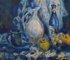 Статуэтка Синий натюрморт масло, х…