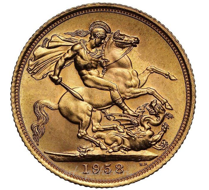 Елизавета II 1958 Соверен