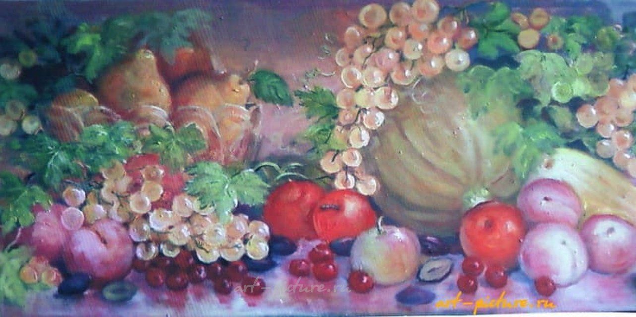 Летний урожай холст масло 