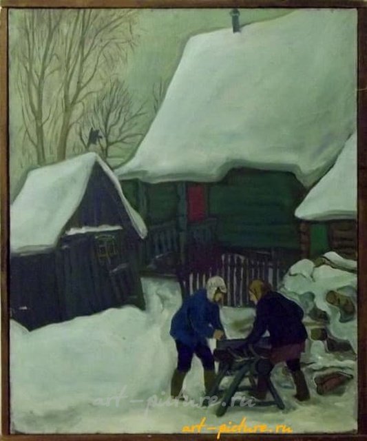 无标题 油画，画布