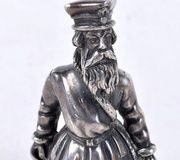 Прекрасный казачий колокол из белого металла XIX века