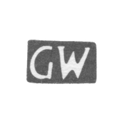 Клеймо мастера Вульф Георг Вильгельм - Таллин - инициалы "GW" - 1838-1882 гг.