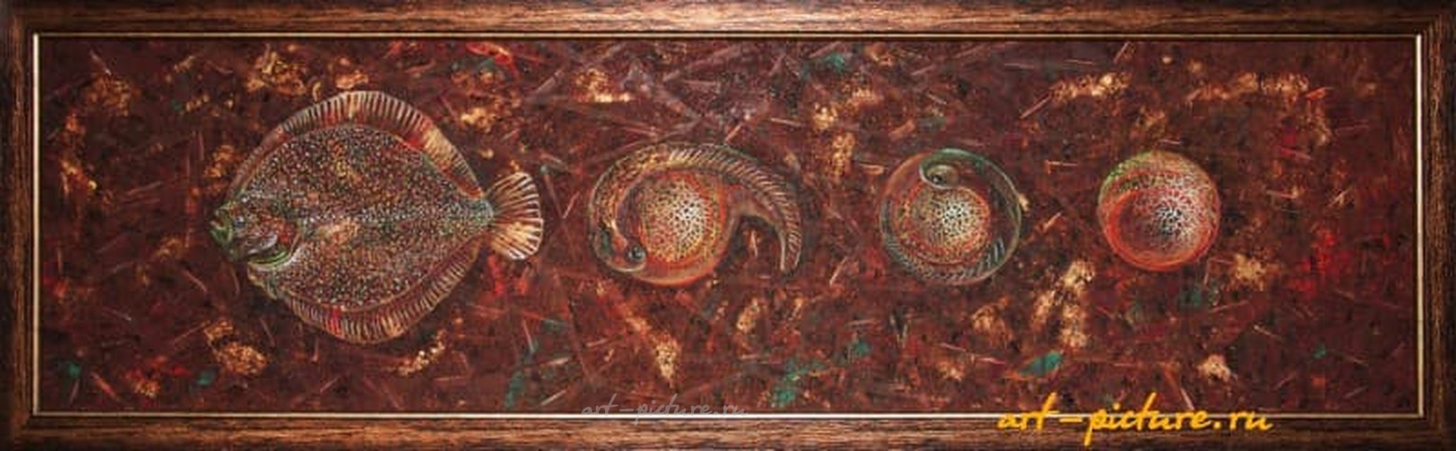 Зарождение масло, холст, кисть, мастихин 