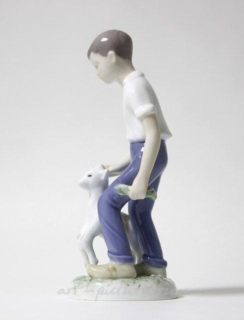 The Boy with the Kid. Denmark, Copenhagen, Bing & Grøndahl.