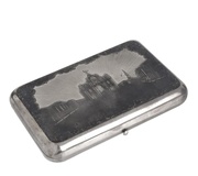 Русский серебряный сигарный кейс