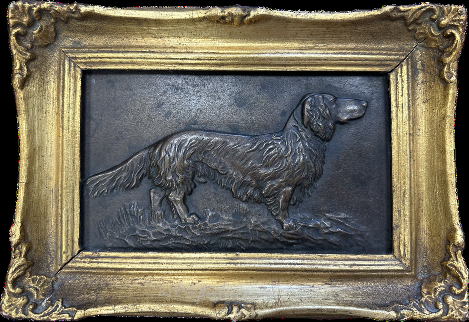 Барельеф «Такса». Бронза. Германия. Meyer-Pyritz. Начало ХХ века.