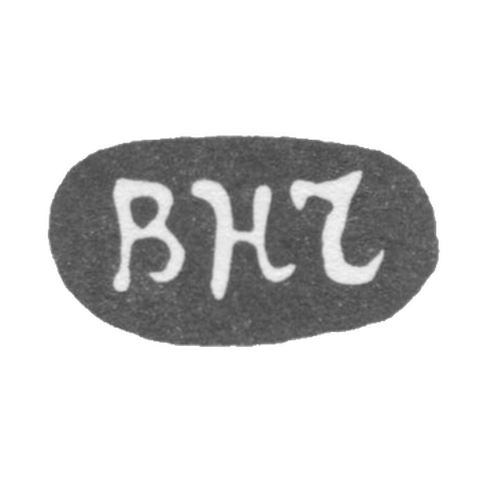 Клеймо мастера Чулков Василий Николаев - инициалы "ВНЧ" - конец 19 - начало 20 века