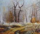 купить Ноябрь масло,холст